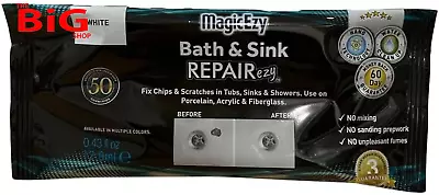 Bath &  Sink  Repairezy ( White ) -  Acrylic  Bath  Repair  Kit |  Porcelain  Ce • £26.99