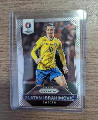 2016 Panini Prizm UEFA Euro 2016 Zlatan Ibrahimovic Sweden Base • $14.99