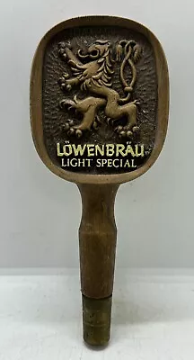 Vintage Obsolete Lowenbrau Light Special Beer Advertising Beer Tap Handle Knob • $19.99