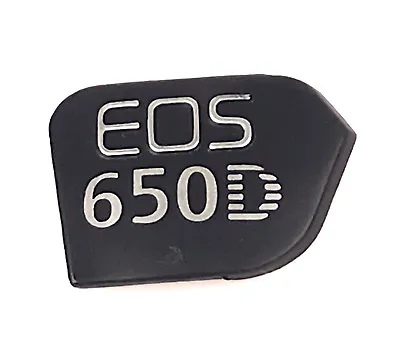 Rubber Body Logo For Canon EOS 650D Digital Camera Repair Replacement Unit Part • £4.66