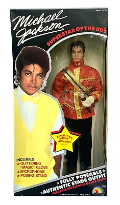 Michael Jackson Doll Superstar Of The 80s American Music Awards Outfit Open Box • $70.95