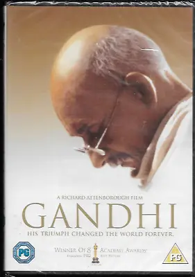 Gandhi Genuine R2 Dvd Ben Kingsley Candice Bergen Edward Fox New/sealed • £3.99