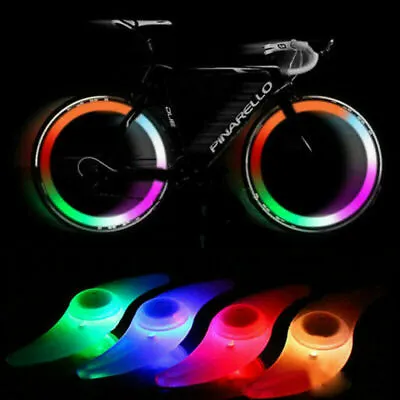 £5.95 • Buy LED Bike Wheel Lights Spoke Waterproof Ring Bicycle Safety Light Red Blue Green