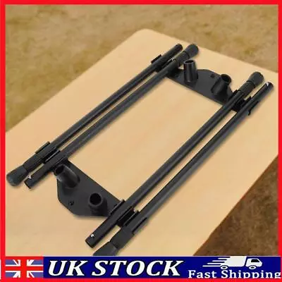 Folding Table Legs Metal Coffee Table Legs Adjustable Height For Outdoor Camping • £13.59