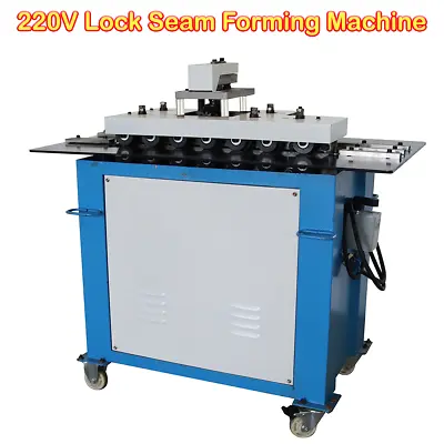 220V  Seam Lock Forming Machine For Sheet Metal Roll Square Hem Seam • $2089.99