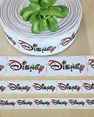 5/87/8 1.5  (1 YD) Mickey Mouse Christmas Ribbon Disney Christmas Ribbon • $1.20