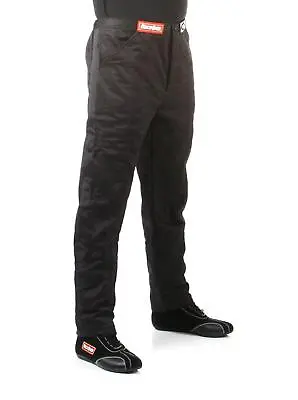 Racequip 122007 Race Pants Multi-Layer SFI3.2A/5 - Black - 2XL • $189.95