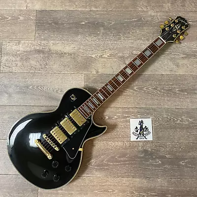 Epiphone By Gibson Electric Guitar Les Paul Custom Black 3 Pick Ups 2007 From Jp • $664.99