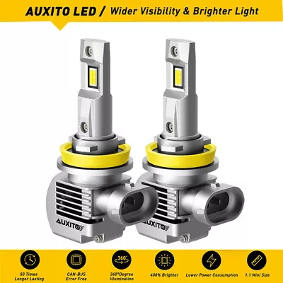 2X H11 H9 H8 LED Headlight Conversion Kit 10000LM Hi/Low Beam Bulb Error Free • $55.02