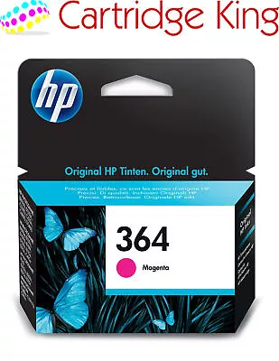 HP Genuine Original 364 Magenta Ink Cartridge ForDeskjet 3070a CB319EE • £17.35