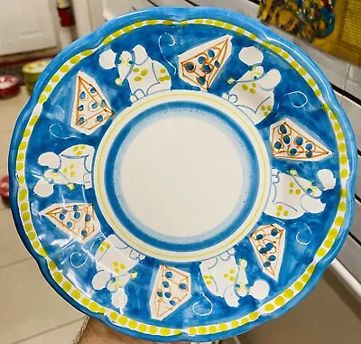 Vietri Pottery- Campagna Style Pattern 8 Inch Plate Made/Painted By Hand-Italy • $24.99