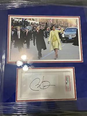 President Barack Obama Signed Framed PSA • $899.99