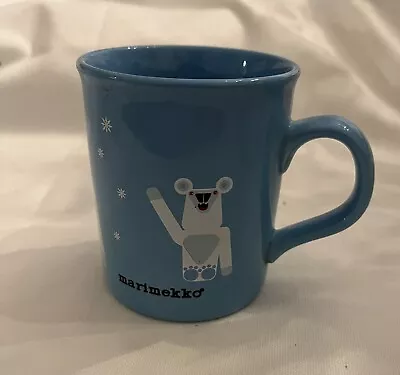 Extremely Rare Blue Marimekko Yakaruf Mug Cup Made In England *FREE SHIPPING* • $95