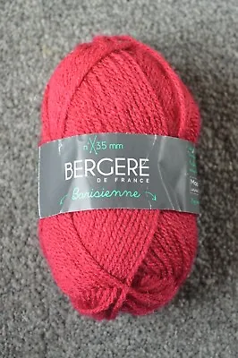 £0.99 • Buy BERGERE DE FRANCE -Barisiene - VITELOTTE - 25g - Wool / Yarn - Red - 22253 L9419