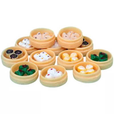 12Pcs Miniature Chinese Breakfast Toy Food Set For Kids- • £6.55