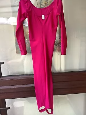 BNWT Roch Valley Pink Dance Unitard Catsuit Size 2. 130/140cm Age9/10yrs • £4.75
