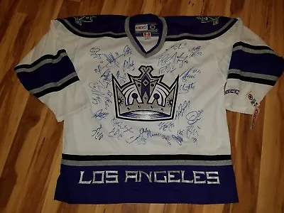 KINGS Vintage Team Signed Jersey PALFFY NORSTROM MILLER FROLOV XL 2 • $164.99