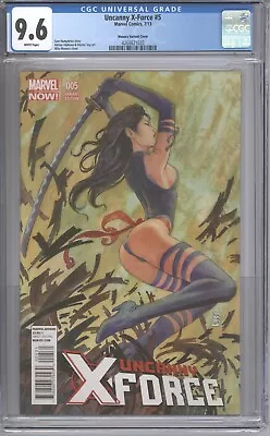 Uncanny X-Force #5 CGC 9.6 - 1:50 Milo Manara Variant - Psylocke Cover • $999