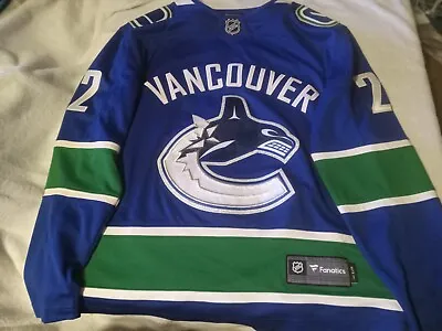 Fanatics Daniel Sedin Vancouver Canucks Jersey Size Small • $60