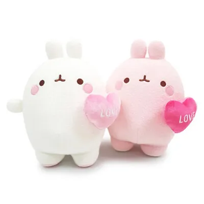 Molang Piu Molang Pink Stuffed Soft Toy Plush Doll 25cm • $12