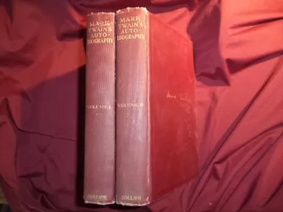 Twain Mark. Mark Twain's Autobiography. 2 Volumes. 1925.  1925. Two Volumes. In • $40
