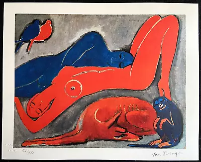 Kees Van Dongen Lithograph 1987 180 Ex. (Maurice Of Vlaminck Emil Nolde ) • $268.45