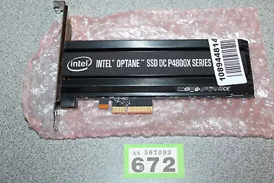 Intel Optane SSD DC P-4800X 750GB SSDPED1K750GAPSED PCI-E NVme • £299.99