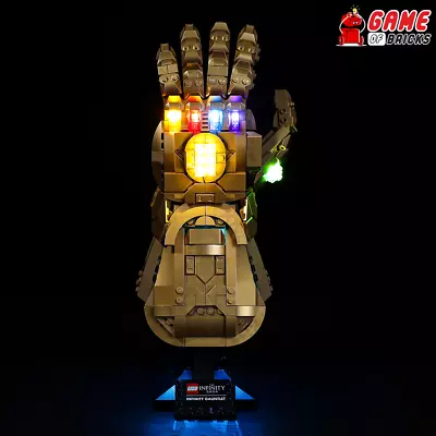 LED Light Kit For Infinity Gauntlet - Compatible With LEGO® 76191 Set (Remote) • $68.72