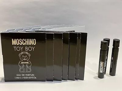 12   Moschino Toy Boy  EDP  .03oz Spray Vial With Cards  12 PAC  NEW • $17.90