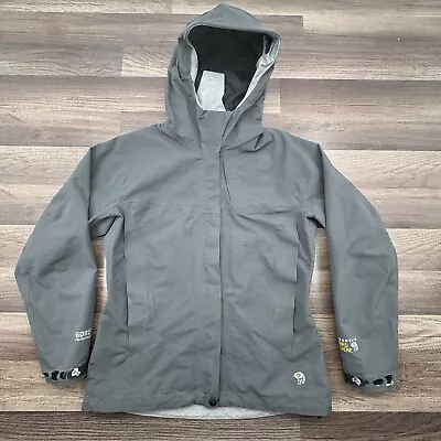 Mountain Hardwear Gore-tex Paclite Womens Small Waterproof Jacket Gray • $37.95