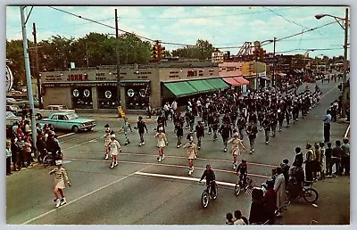 Hazel Park Michigan View Of Senior High School Band Memorial Day Parade 1966 • $6.99