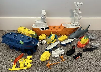 Matchbox Mega Rig SHARK SHIP + SQUID SUB Mega Lot! HUGE - PLEASE READ! By Mattel • $44.99