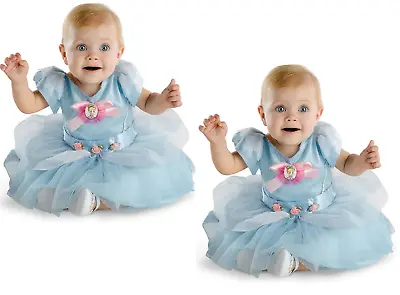 Disney Cinderella Costume Babys Fairytale Licensed Fancy Dress Outfit • $81.69