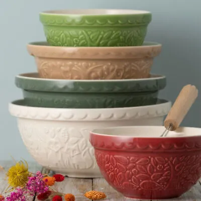 Mason Cash Earthenware Mixing Bowl Kitchen Salad Baking Bakers Kneading Bowl • £25.31