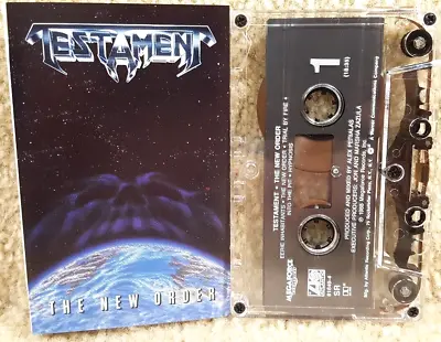 $13 • Buy Testament The New Order Cassette Tape Megaforce Records Vintage 1988