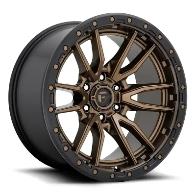 16 Inch Bronze Black Wheels Rims Fuel Rebel D681 6x5.5 Lug 16x8  1mm Set Of 4 • $1036