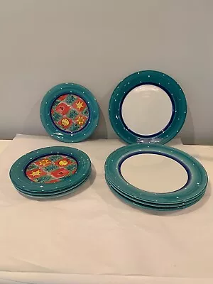 Villeroy & Boch Design Collection  Christmas  Dinner And Salad Plates 4 Of Each • $35