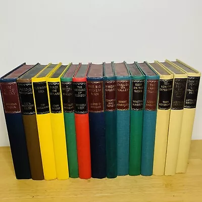 £18.99 • Buy Reprint Society Book Bundle X 14 Mixed Hardback Lot Colourful Shelf Fillers