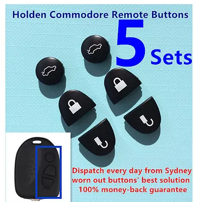 $8.90 • Buy 5 Sets Key Remote Buttons Holden Commodore Key Buttons VS VZ WH WK WL VT VX VY