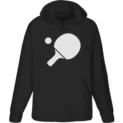 'Ping Pong Paddle With Ball' Adult Hoodie / Hooded Sweater (HO045343) • $31.11