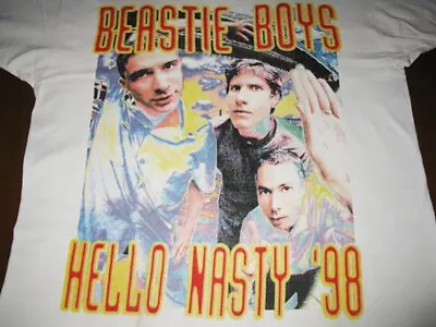 1998 BEASTIE BOYS HELLO NASTY TOUR VINTAGE Short Sleeve All Size Shirt  AC698 • $25.64