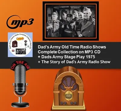 Dad's Army  Old Time Radio Shows The Complete Collection MP3 On CD FREE POSTAGE • £4.99