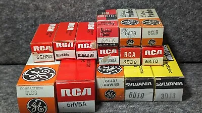 Mixed Lot Of 14 Boxed Vacuum Tubes Mixed Brands  • $10.20