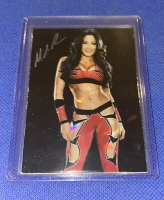 Melina Perez Custom WWE Divas Holographic Rookie Prizm Trading Card Rc • $11.89