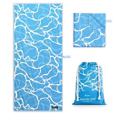 Diveblues Beach Towel Sand Free Travel Towels For Swiming Pool Camping Yoga G... • $37.38