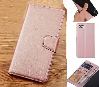 $9.50 • Buy Oppo A59 F1s Wallet Case Shiny Wire Finish 4 Card Slots Dual Cash Pocket