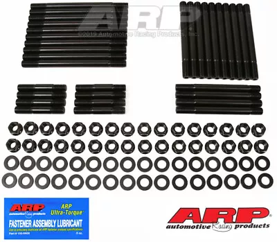 ARP Big Block MKIV W/ Merlin Heads 10 Long Exhaust Stud Hex Head Stud Kit FOR Ch • $266.73