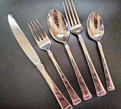  Mikasa Harmony 18/10 Stainless 40 Pc Service For 8 Glossy XLNT Flatware Set • $59.99