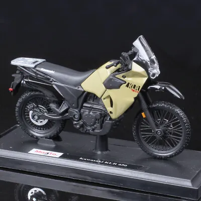 Maisto 1:18 Scale Kawasaki KLR 650 2022 Motorcycle Diecast Model Sport Bike Toy • $17.86