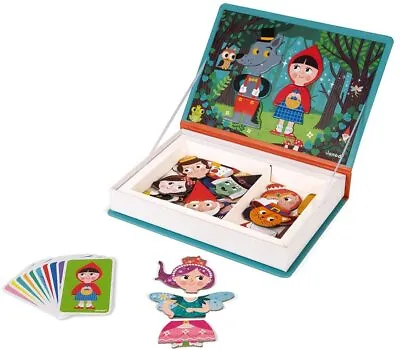 £17.95 • Buy Janod J02588 - Magneti'Book Fairy Tales - 40-Piece Magnetic Educational Set